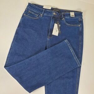 NWT Judy Blue Womens 15/32 High Waist Tummy Control Top Straight Fit Jeans Blue